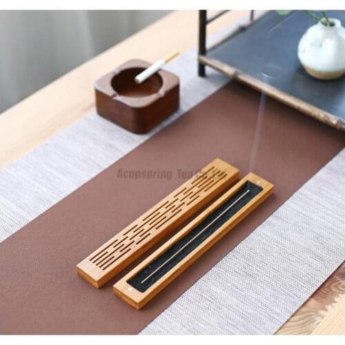Elegant Incense Burner Bamboo Stove Ornament Buddha Supplies Coil Stick Holders,for Teahouse Living Room Temple Claming Aroma
