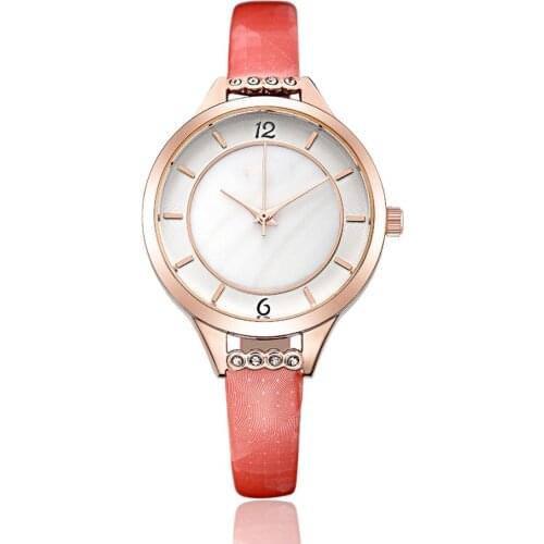 Fashon women brand watches leather strap casual wristwatches NO.2