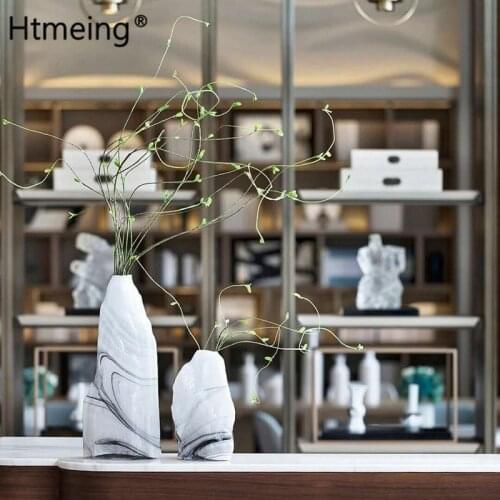 Htmeing 51 Inches 5pcs Artifical Willow Branches Plant Decor Fake Leaves DIY Curly Pussy Willow Twig Crafts Arrangements