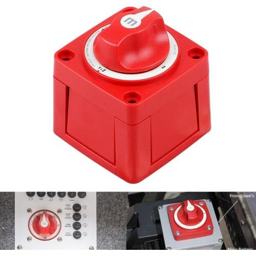 Isolator Mini Selector Switches 3 4 Position 12-32V 100-300A M-Series Waterproof Ignition Protected Marine Boat Dual Battery