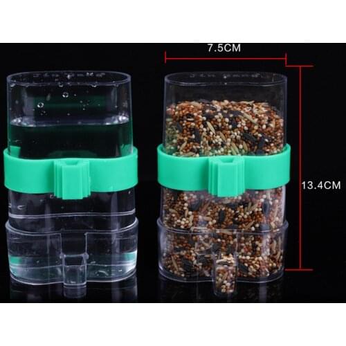 Bird Feeder Water Dispenser Automatic Food Feeder for Cage Pet Parrot Budgie