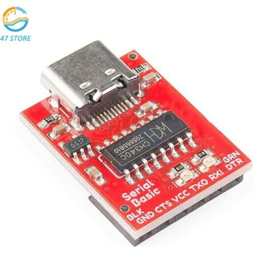 3.3V 5V TYPE C USB C To TTL Serial Port CH340C Module Support STC MCU Download Program Applicable To Multiple Operating Systems