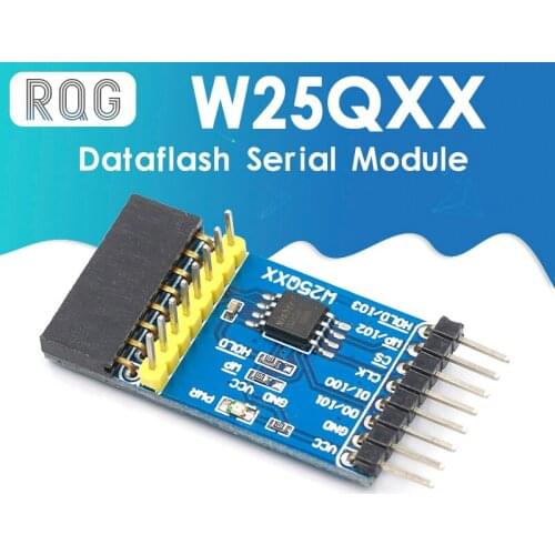 W25QXX DataFlash Board Serial DataFlash Module with W25Q128FV Onboard Supports SPI/QPI Interface