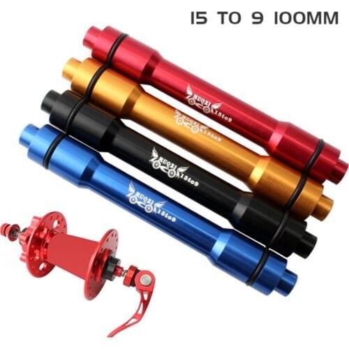 MTB Bike Rear Hubs Axis Conversion Seat 15mm To 9mm Thru Axle Hub Adapter Quick Release Bicycle Hubs Bicycle Parts