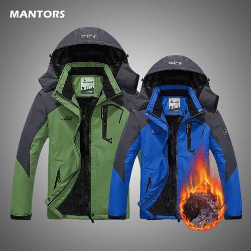 Mens Winter Jackets Outdoor Parka Men Windbreaker Fleece Velvet Thick Warm Windproof Fur Coats 2021 Hooded Brand Parkas Mens