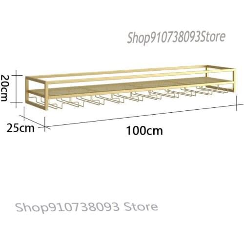 Nordic Wall Hanging Rectangular Wine Rack Wine Cabinet Simple Modern Wine Rack Wine Rack Domestic Wine Glass Rack Foreign Wine R