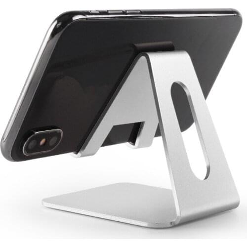 Aluminum Alloy Desk Mobile Phone Holder Stand For iPhone iPad Xiaomi Desktop Tablet bracket Universal Table Cell Phone Stand