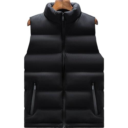 2021 New Down MenS Autumn And Winter Korean Fashion CoupleS Shoulder Coat Boys And Teenagers Warm Casual Cotton Vest