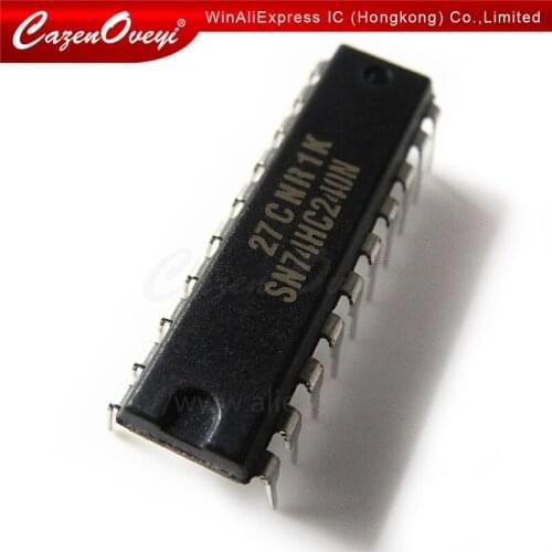 10pcs/lot 74HC240 SN74HC240N DIP-20 logic inverter / buffer chip new original In Stock
