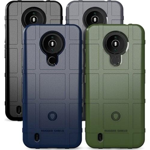 For Nokia 1.4 Case Cover Rugged Armor Shockproof Cover For Nokia 1.4 High Quality Soft Silicon Button For Nokia 1.4