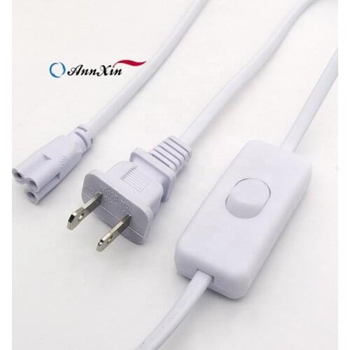 T5 T8 LED Wire Connector Power Cable LED Tube Power Extension Cable with onOff Swith US Plug for LED T5 T8 Light Tube Integrated