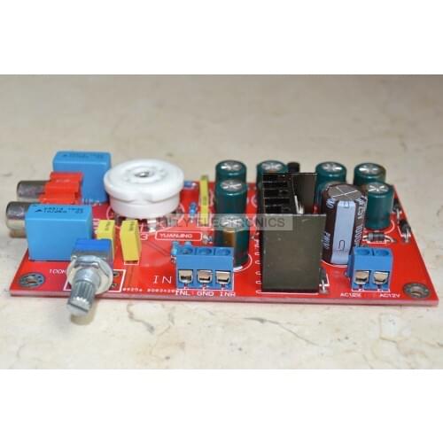 AC12V/10W 6N3 Tube Buffer Audio Preamplifier Pre-AMP Board & Power Adapter