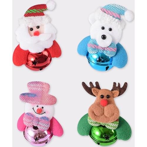 1PC Christmas Cat Play Toy Plush Lovely Cat Bell Toy Kitten Chew Toy Pet Play Toy