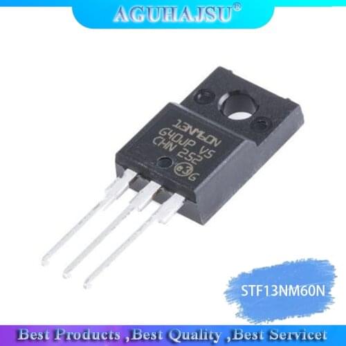 10pcs/lot STF13NM60N 13A / 600V MOS 13NM60N DIP TO-220FP molewei original