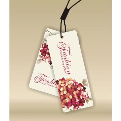 263 Customized Womens Garment tags labels for clothing 1000 pcs/lot Free drill hole