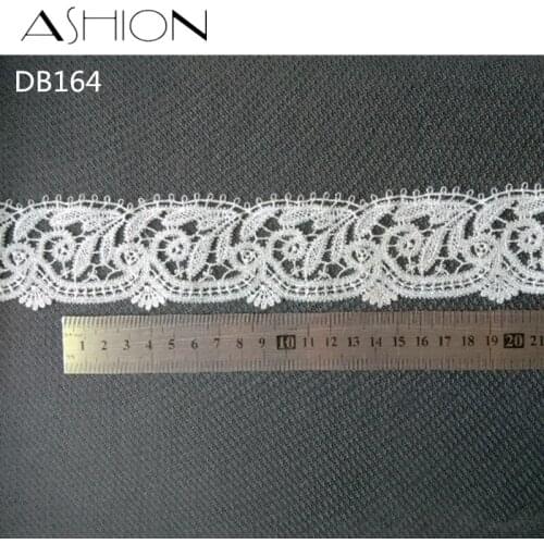 3 yards 50MM white Embroidered net Lace Fabric DIY skirt hem Dance costumes Garment Accessories lace trim Sewing Craft LP-DB164