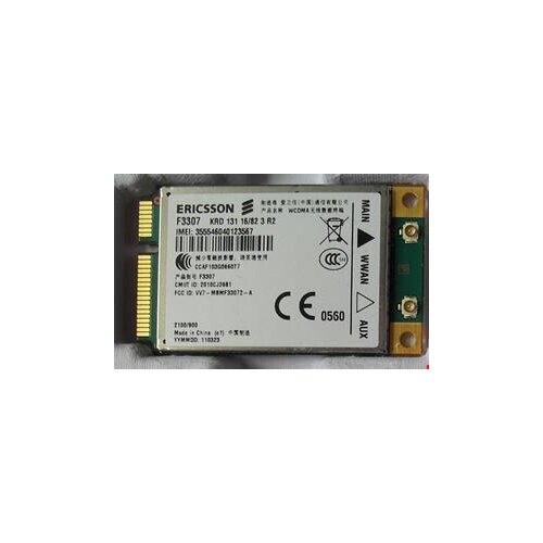 3G WLAN Card for Ericsson F3307 MINI PCI-E 2G 3G HSDPA 7.2MB GSM GPRS WWAN Wireless WLAN Card