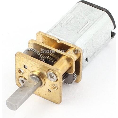 DC 6V 15RPM-1000RPM 10mm Shaft Mini Metal Gearwheel Gear Motor GA12-N20