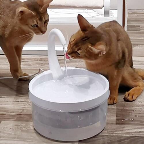 Cat Automatic Filter Drinking Fountain Pet Feeder Dog Water Bowl Kitten Feeding Circulating Water Fountain Cat Accessories