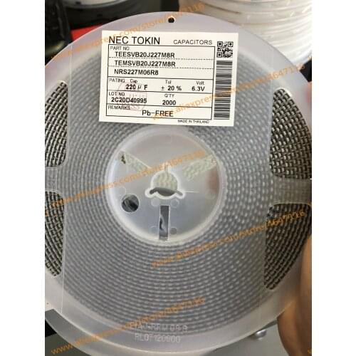Free Shipping 100PCS/LOTS NEW TEESVB20J227M8R 220 6V 220UF 6.3V 20% SMD