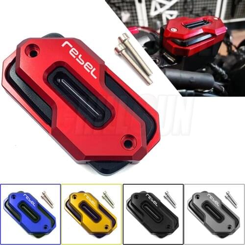 Motorcycle Parts Front Brake Fluid Reservoir Cover Cap Decorative Guard For HONDA Rebel CMX300 CMX500 2017 2018 2019 2020 2021