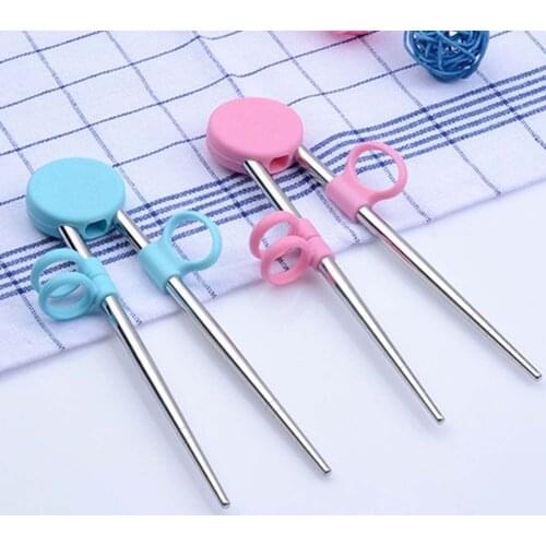 Learning Chopsticks Cute For Child Enlightenment 16.5x3.5cm High Quality Tableware Portable Reusable Kids Chopsticks