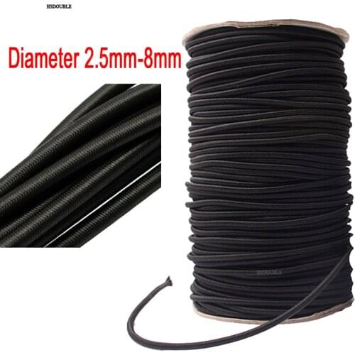 10 Meters Strong Elastic Rope Bungee Shock Cord Stretch String for DIY Jewelry Making Outdoor Project Tent Kayak Boat Backage