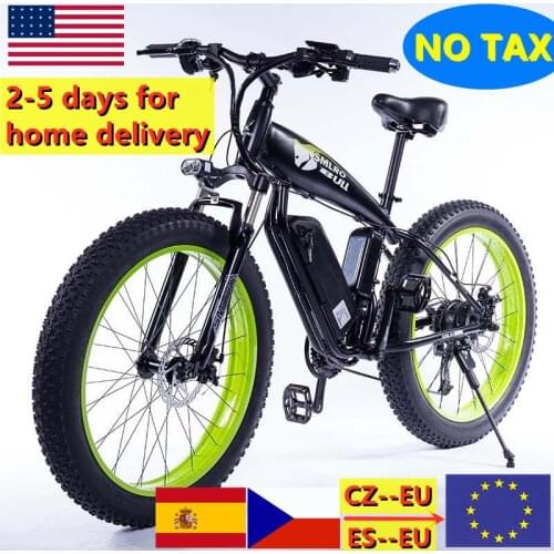 Electric bike 48v 1000W4.0 fat tire electric bike beach cruiser bike Booster bicycle 15AH lithium battery ebike