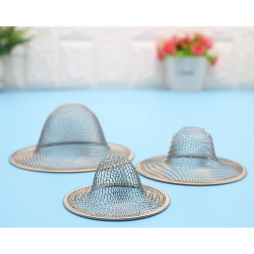 3sizes Kitchen Sink Strainer Drain Hole Filter Trap Metal Sink Strainer Stainless Steel Bath Sink Drain Waste Screen