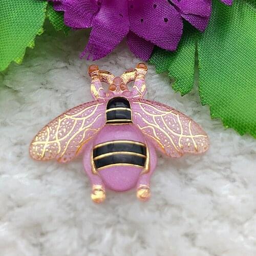 26 * 32mm 6PCS bee shaped Decoration Tool DIY Resin for Making Handmade Crafts