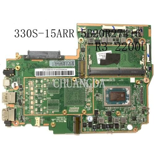 For Lenovo ideapad 330S-15ARR notebook motherboard 5B20R27416 CPU R3 2200U RAM 4GB DDR4 100