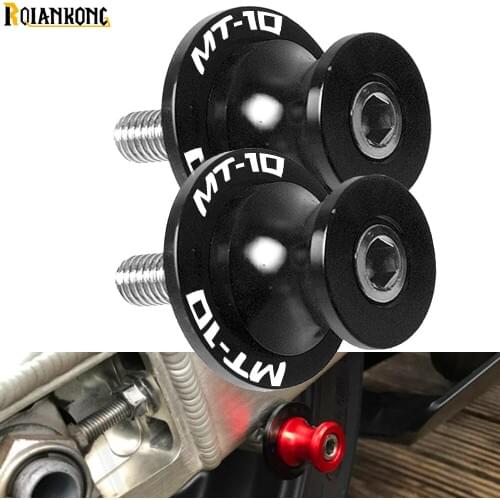 Motorcycle Stand Screws 6 8mm 10mm mt10 logo Swingarm Spools Slider Stand Screws For Yamaha MT10 MT-10 2015 2016 2017 2018 2019