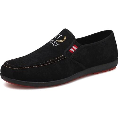 Spring Men Shoes 2020 Men Casual Shoes Canvas Shoes Fashion Mens Loafers Breathable Outdoor Male Shoes Suede Fashion Sneakers