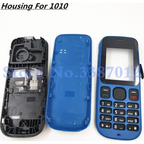 Original Full Housing Case For Nokia 101 1000 1010 Front Frame+Battery Door+Middle Cover+English Keypads