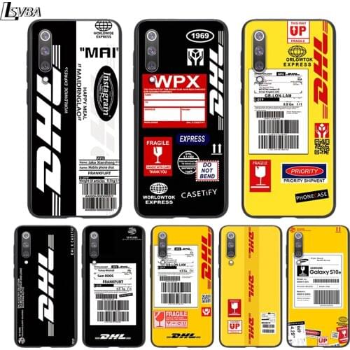 Silicone Black Cover Dhl Express For Xiaomi Mi 11 10I 10T 10 9T 9SE 9 8 Note 10 Lite Pro 5G Ultra Phone Case