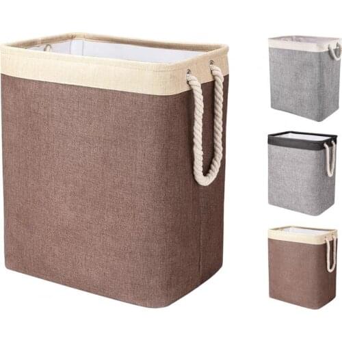 65L Collapsible Dirty Clothes Laundry Basket Toy Storage Box Bin with Handles