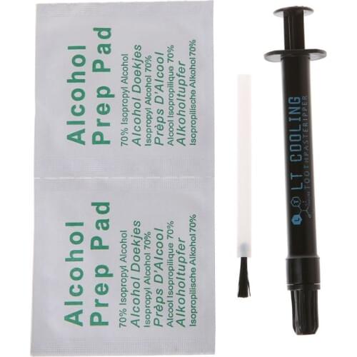 LT-100 Liquid metal thermal conductive paste Grease for CPU GPU Cooling liquid ultra 128W/mK 1.5g 3g