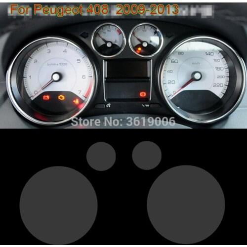 TOMMIA For Peugeot 408 09-18 Screen Protector HD 4H Dashboard Protection Film Anti-scratches Car Sticker