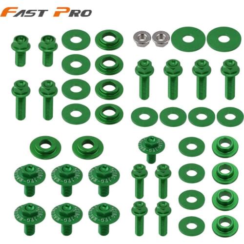 Motocycle Dirt Bike Plastic Body Parts Front Rear Fender Bolt Screws For Kawasaki KX85 KX100 KX 85 100 2001-2013 Motorcross