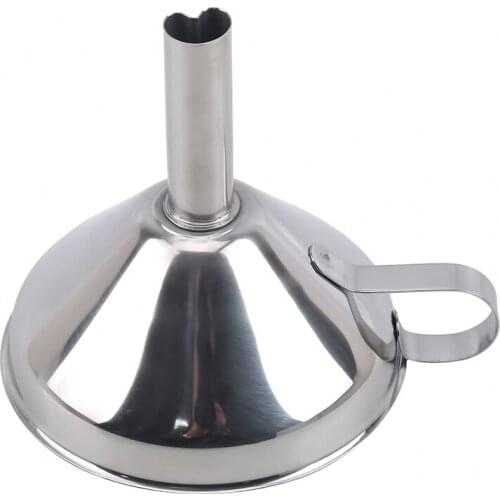 Funnel Functional Stainless Steel Oil Honey with Detachable Strainer/ Filter for Perfume Liquid Water Tools Kitchen Funnel Tools