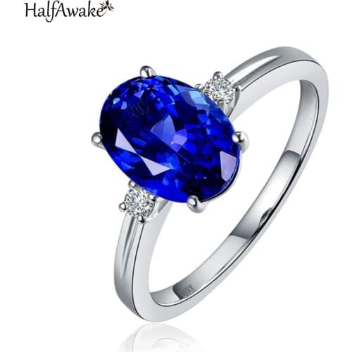 Amethyst Sapphire Crystal Zircon Adjustable Ring 925 Sterling Silver Rings For Women 2021 Trend Vintage Jewelry 925 Girls Gifts