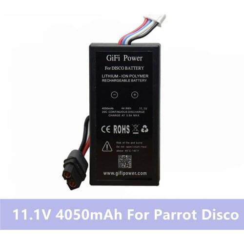 1/2pcs New GiFi Power Parrot Disco Drone Battery 11.1V 4050mAh Li-po Battery For Parrot Disco RC Drone Parrot Disco Battery Wb