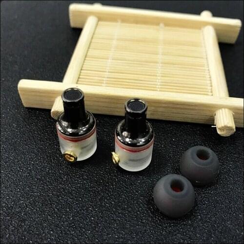 10mm earphone shell mmcx socket 1pair transparent shell