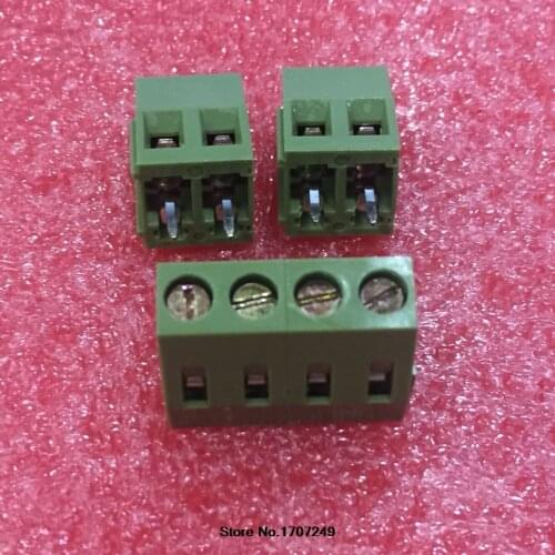 100PCS KF128-5.08-2P KF128-2P KF128 2Pin 5.08mm high quality Environmental copper feet PCB Screw Terminal Block Connector ROHS