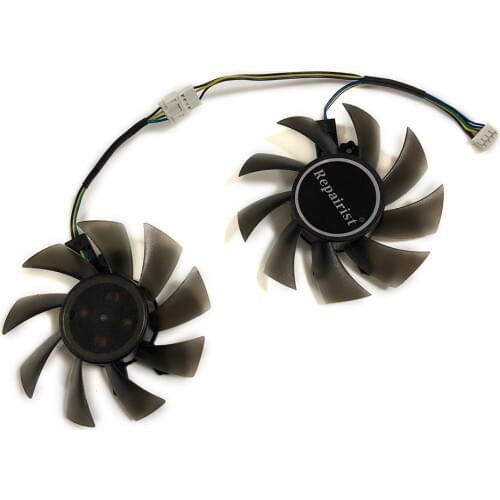 2Pcs/set GA82S2H GTX1060 GPU VGA Cooler Fan For PNY GTX1060 6GB XLR8 Gaming OC Card Cooling As Replacement