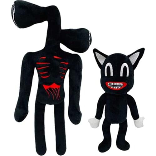 2pcs/set Siren Head Plush Toy Figure Sirenhead Plushie Horror Model Soft Stuffed Doll Toys For Kids Birthday Gift