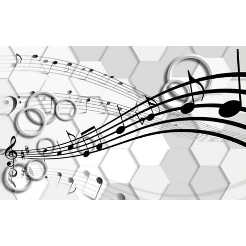 3D stereoscopic TV backdrop circle notes 3d wall murals wallpaper 3d murals wallpaper for living room