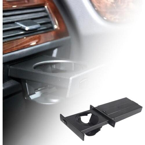 50% Hot Sales!!! 1 Pair Front Left Right Car Telescopic Water Cup Holder 51459125622 51459125626 for BMW 5-Series 2004-2010