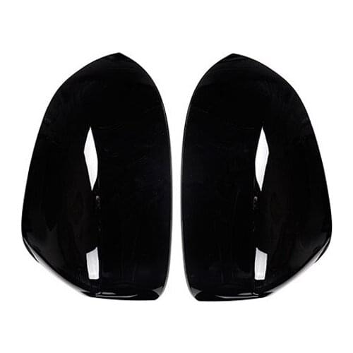 Car Black Addon Side Rearview Mirror Cover Caps Trim Fit For BMW X3 2018-2019