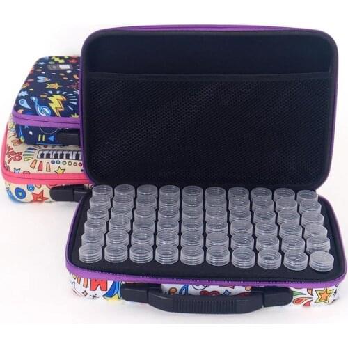 Diamond Painting Bottles 5D Diamonds Embroidery Cross Stitch Accessories Tools Holder Storage Box Carry Case Container Hand Bag